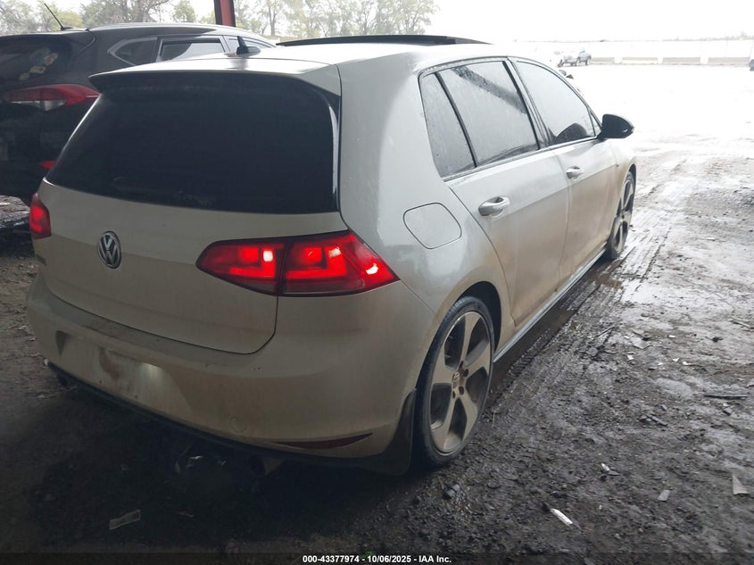 2015 VOLKSWAGEN GOLF GTI 2.0T AUTOBAHN 4-DOOR 3VW4T7AU2FM001995