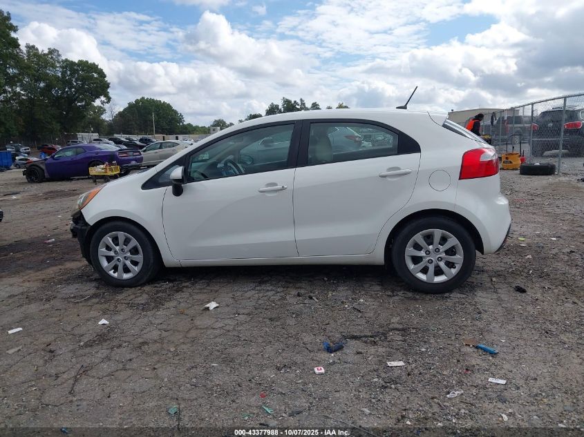 2012 Kia Rio5 Lx VIN: KNADM5A33C6092652 Lot: 43377988