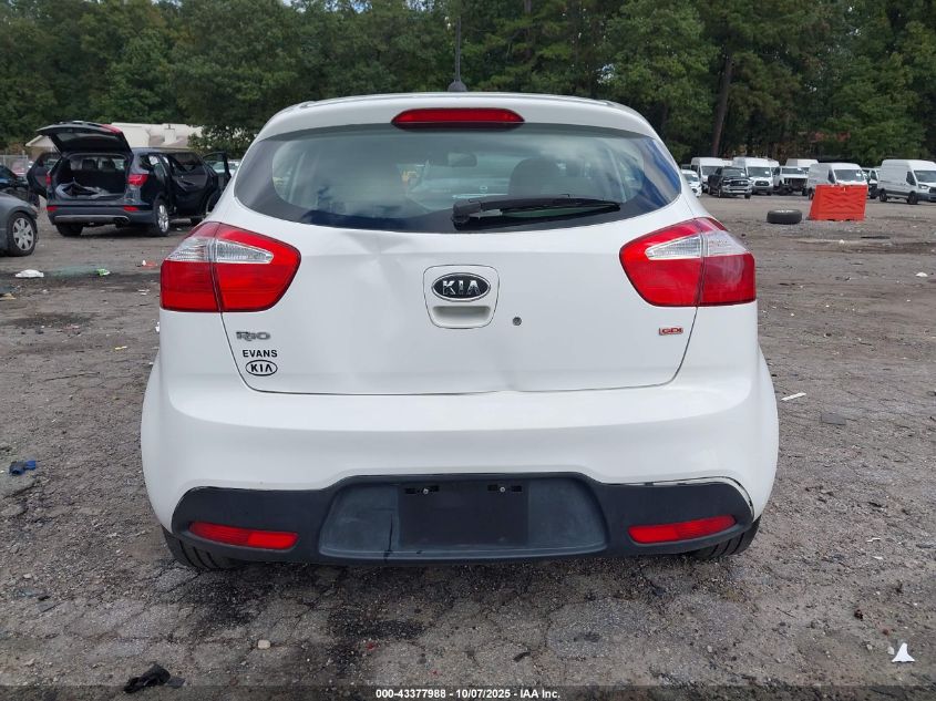 2012 Kia Rio5 Lx VIN: KNADM5A33C6092652 Lot: 43377988