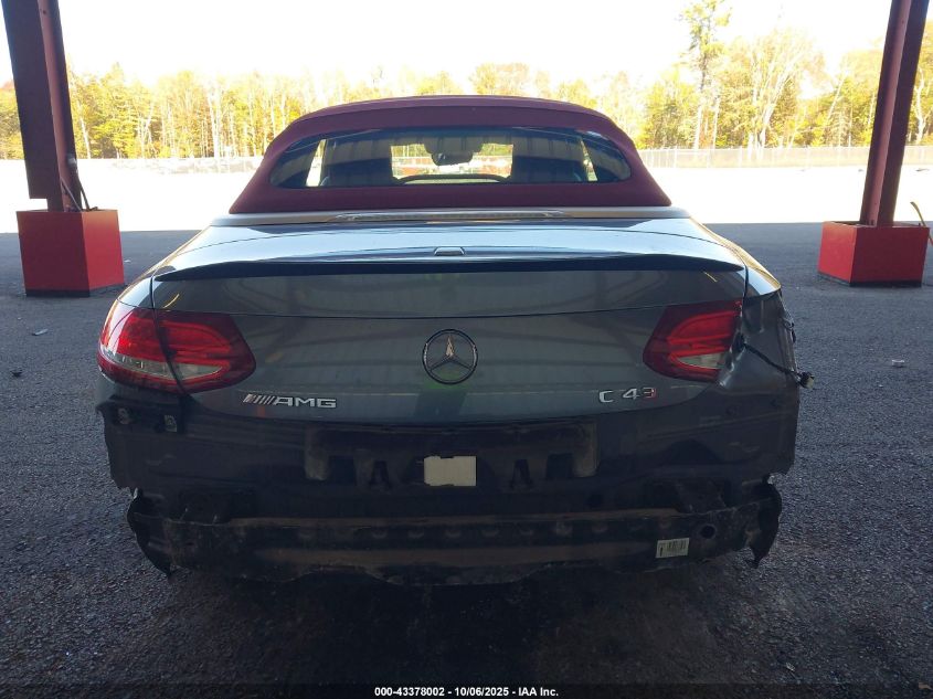 2017 Mercedes-Benz Amg C 43 4Matic VIN: WDDWK6EB9HF590165 Lot: 43378002