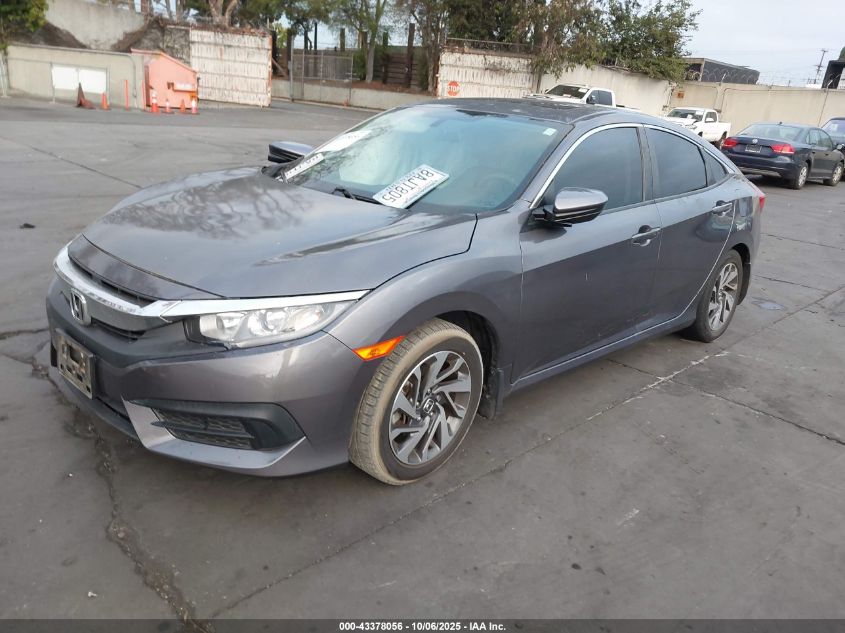 2017 Honda Civic Ex VIN: 2HGFC2F72HH535311 Lot: 43378056