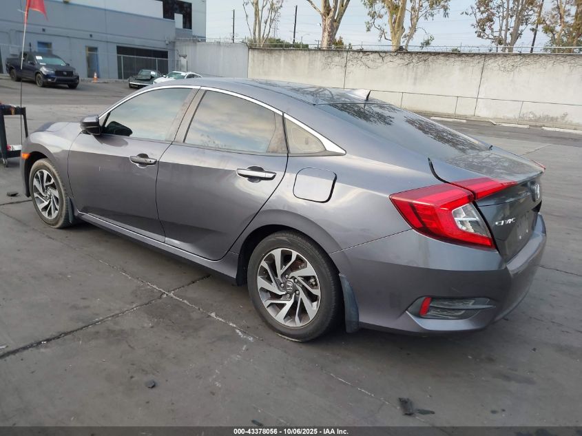 2017 Honda Civic Ex VIN: 2HGFC2F72HH535311 Lot: 43378056