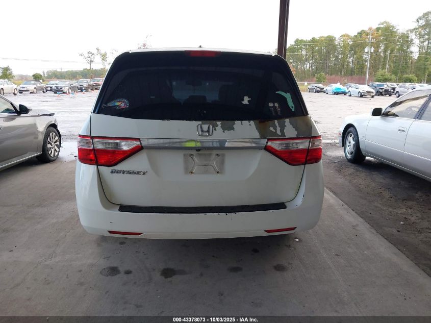 2011 Honda Odyssey Ex-L VIN: 5FNRL5H61BB040337 Lot: 43378073