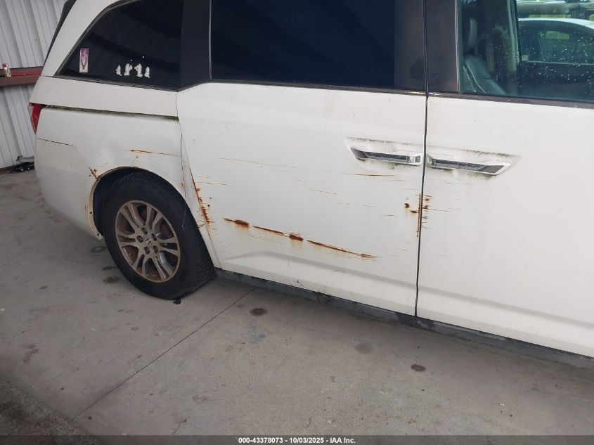 2011 Honda Odyssey Ex-L VIN: 5FNRL5H61BB040337 Lot: 43378073