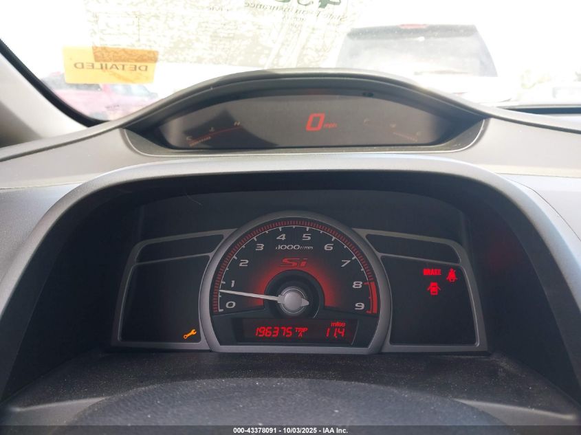 2008 Honda Civic Si/Si Mugen VIN: 2HGFA55518H711255 Lot: 43378091