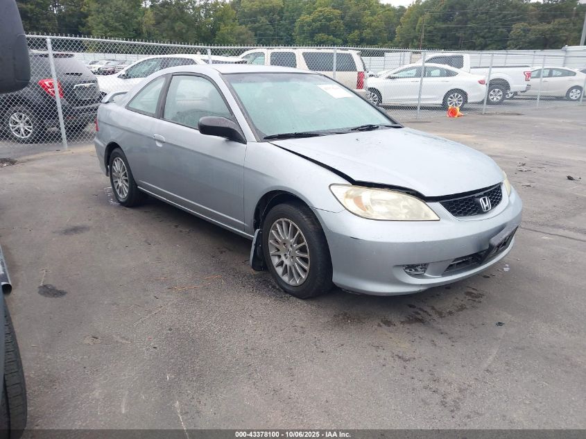 2005 Honda Civic Lx VIN: 1HGEM22515L067793 Lot: 43378100