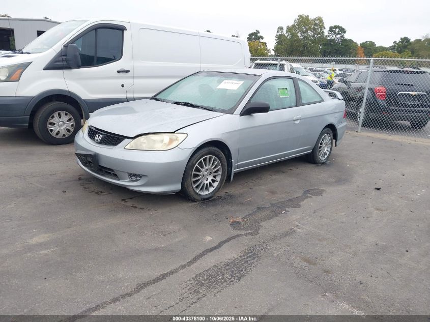 2005 Honda Civic Lx VIN: 1HGEM22515L067793 Lot: 43378100