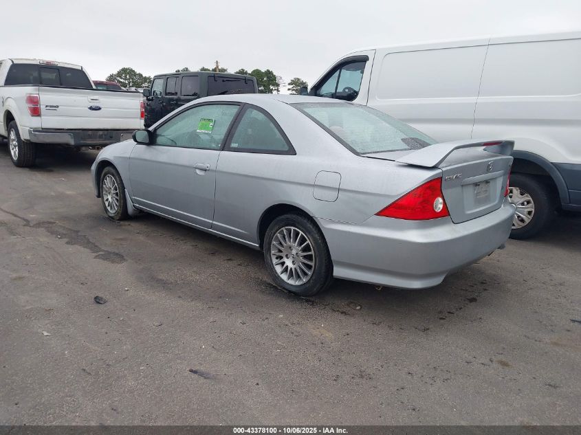 2005 Honda Civic Lx VIN: 1HGEM22515L067793 Lot: 43378100