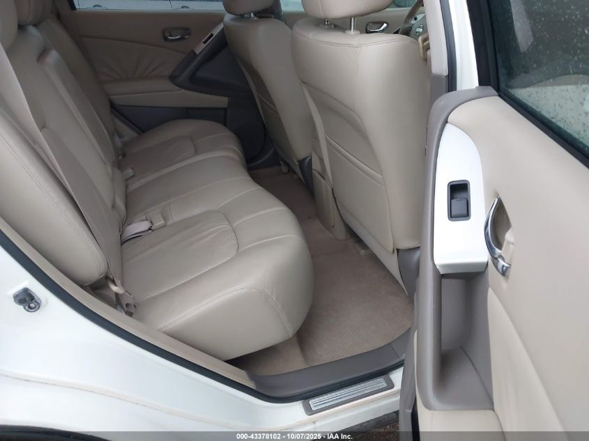 2009 Nissan Murano Sl VIN: JN8AZ18UX9W020231 Lot: 43378102