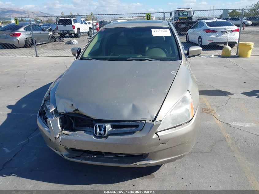 2003 Honda Accord 3.0 Ex VIN: 1HGCM66523A050163 Lot: 43378122