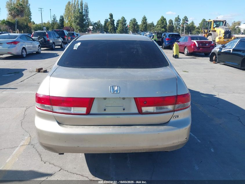 2003 Honda Accord 3.0 Ex VIN: 1HGCM66523A050163 Lot: 43378122