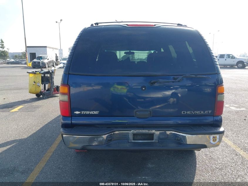 2002 Chevrolet Tahoe Ls VIN: 1GNEC13V52R279798 Lot: 43378131