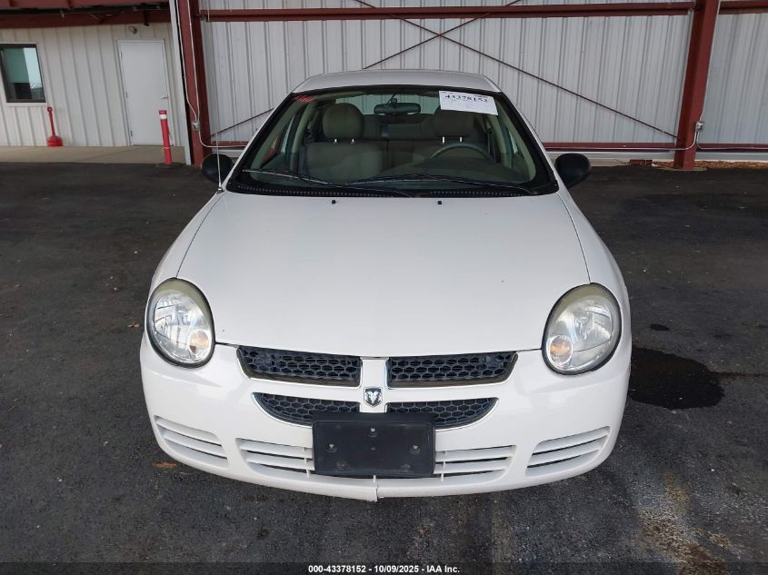 2005 Dodge Neon Sxt VIN: 1B3ES56C05D143644 Lot: 43378152