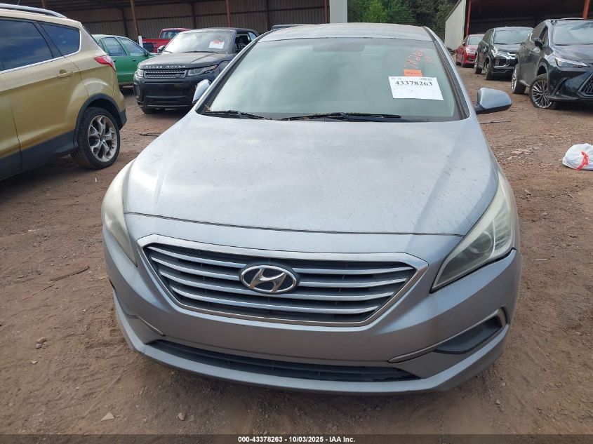 2016 Hyundai Sonata Se VIN: 5NPE24AF4GH326939 Lot: 43378263