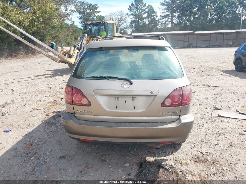 1999 Lexus Rx 300 VIN: JT6HF10U5X0075644 Lot: 43378264