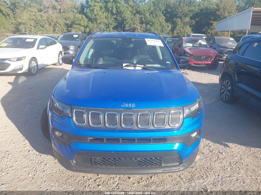 2022 Jeep Compass Latitude Fwd VIN: 3C4NJCBB6NT202368 Lot: 43378266