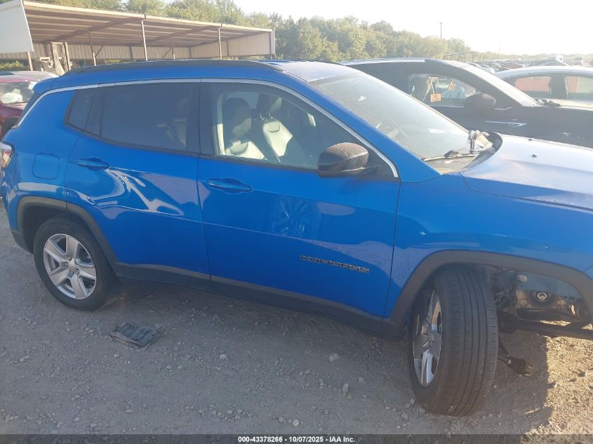 2022 Jeep Compass Latitude Fwd VIN: 3C4NJCBB6NT202368 Lot: 43378266