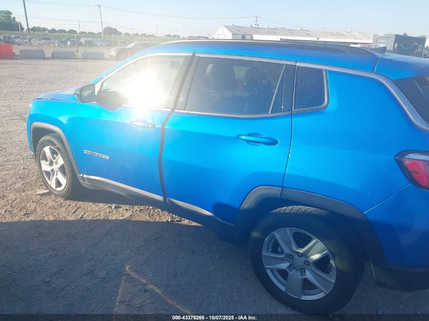 2022 Jeep Compass Latitude Fwd VIN: 3C4NJCBB6NT202368 Lot: 43378266