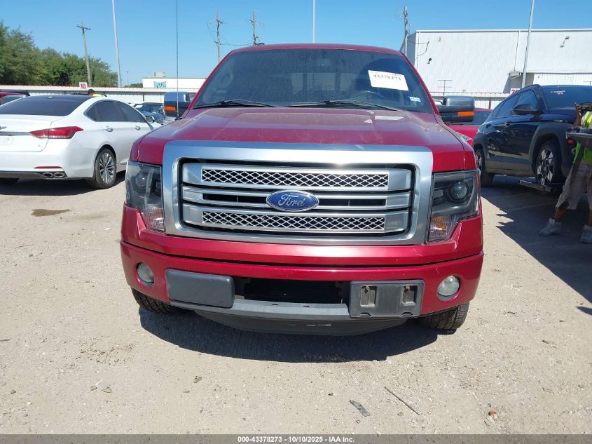 2013 Ford F-150 Platinum VIN: 1FTFW1CT7DFC41738 Lot: 43378273