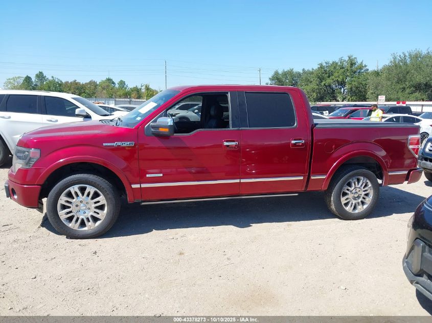 2013 Ford F-150 Platinum VIN: 1FTFW1CT7DFC41738 Lot: 43378273