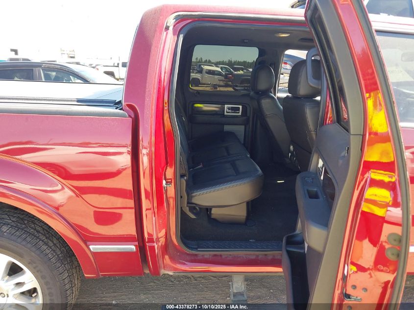 2013 Ford F-150 Platinum VIN: 1FTFW1CT7DFC41738 Lot: 43378273