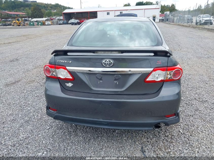 2013 Toyota Corolla S VIN: 2T1BU4EE2DC104378 Lot: 43378283