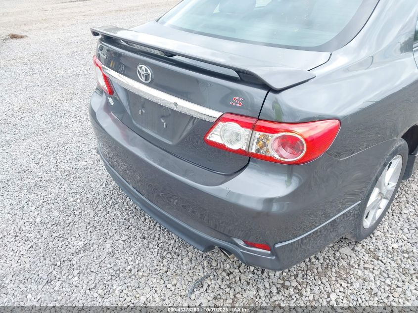 2013 Toyota Corolla S VIN: 2T1BU4EE2DC104378 Lot: 43378283