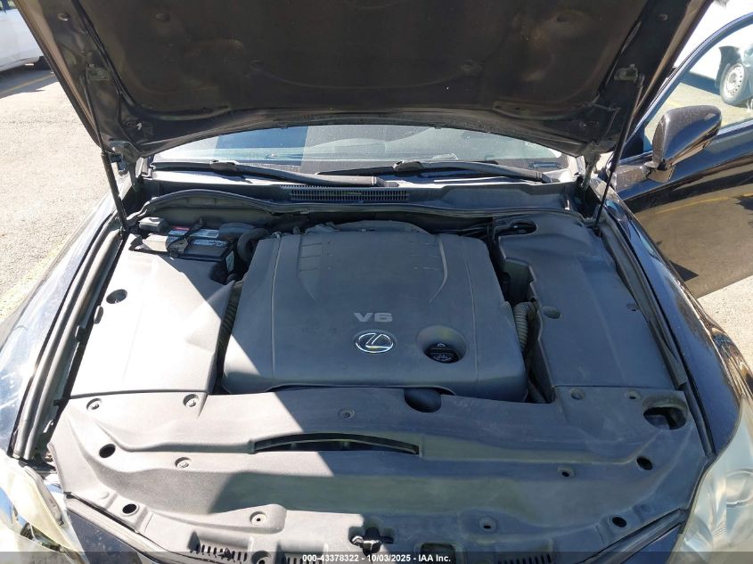 2007 Lexus Is 250 VIN: JTHBK262472027366 Lot: 43378322