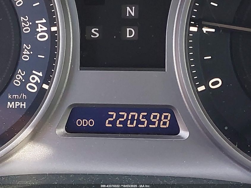 2007 Lexus Is 250 VIN: JTHBK262472027366 Lot: 43378322