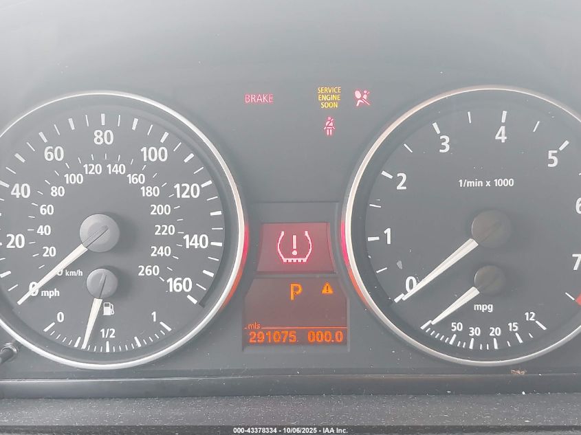 2006 BMW 325I VIN: WBAVB17586NK32801 Lot: 43378334