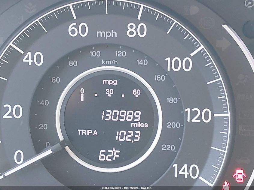 2015 Honda Cr-V Ex-L VIN: 5J6RM4H72FL002774 Lot: 43378359