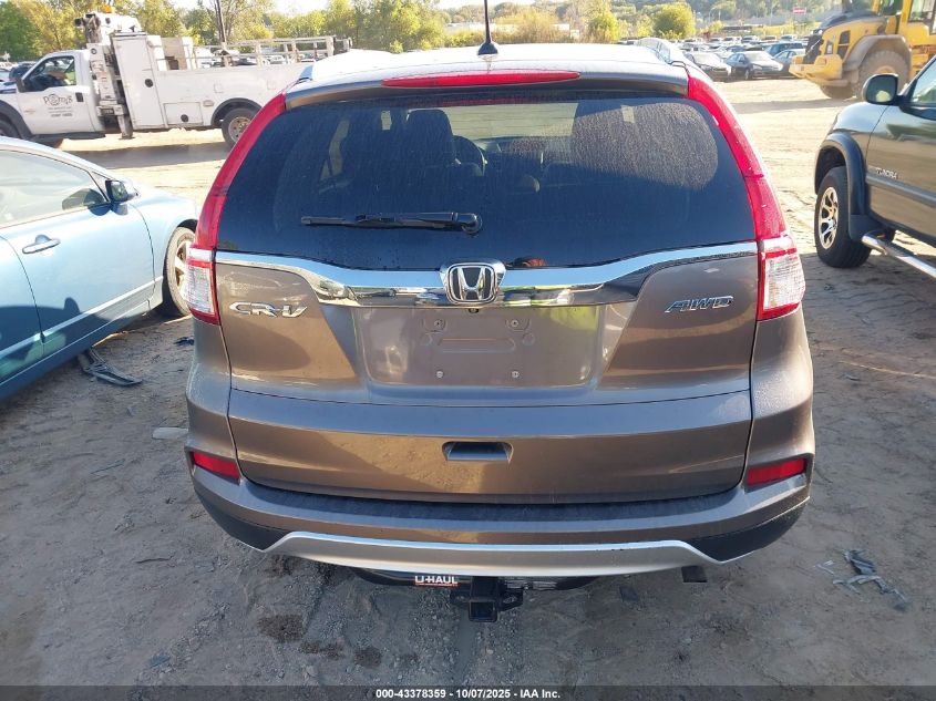 2015 Honda Cr-V Ex-L VIN: 5J6RM4H72FL002774 Lot: 43378359