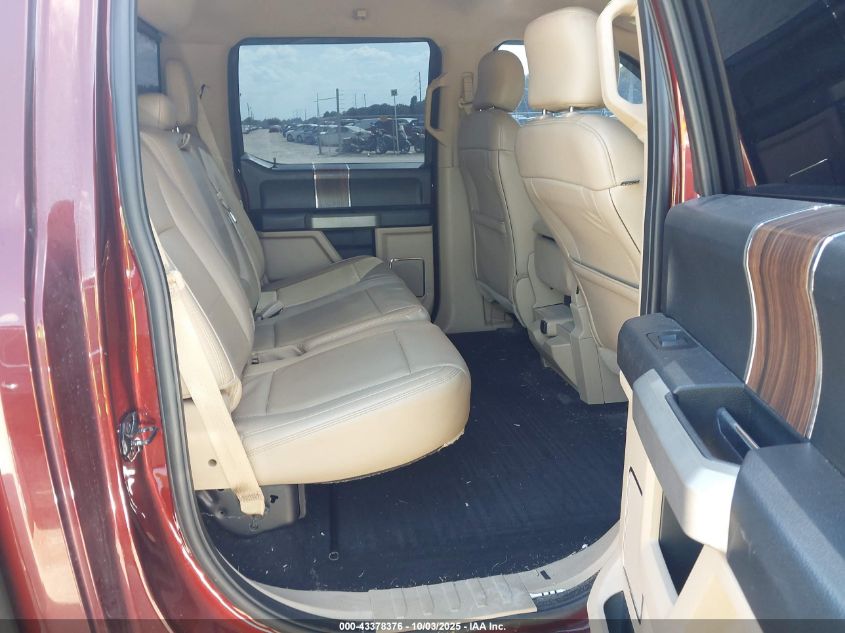 2017 Ford F-150 Lariat VIN: 1FTEW1EF6HFB12740 Lot: 43378376