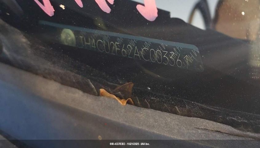 2010 Acura Tsx 2.4 VIN: JH4CU2F62AC003361 Lot: 43378383