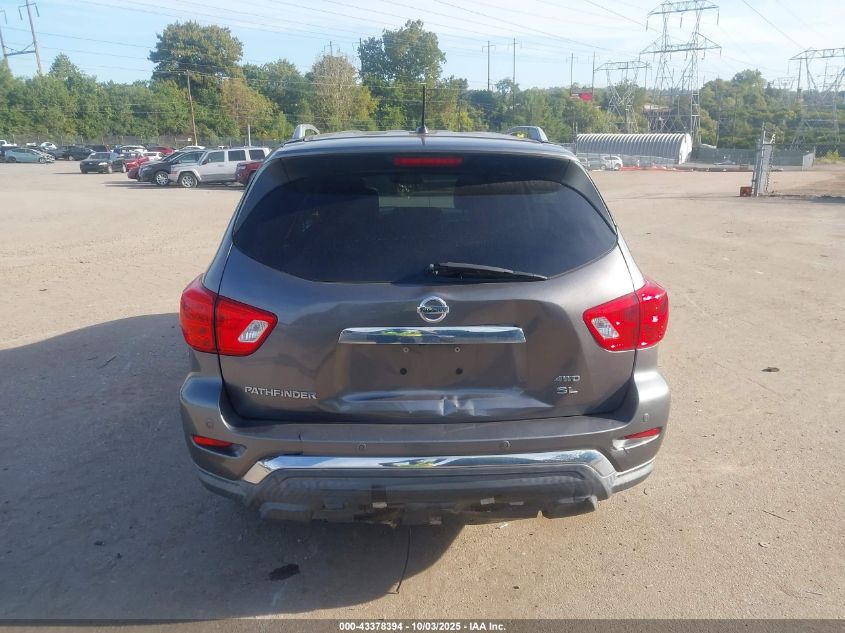 2017 Nissan Pathfinder Sl VIN: 5N1DR2MM9HC687646 Lot: 43378394