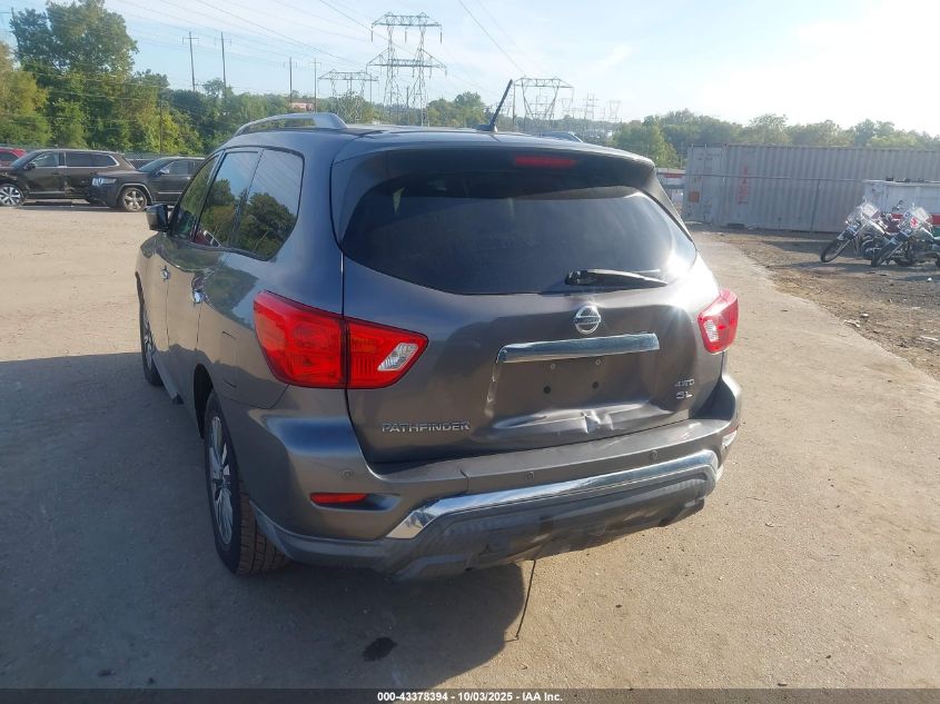 2017 Nissan Pathfinder Sl VIN: 5N1DR2MM9HC687646 Lot: 43378394