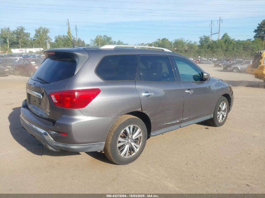 2017 Nissan Pathfinder Sl VIN: 5N1DR2MM9HC687646 Lot: 43378394