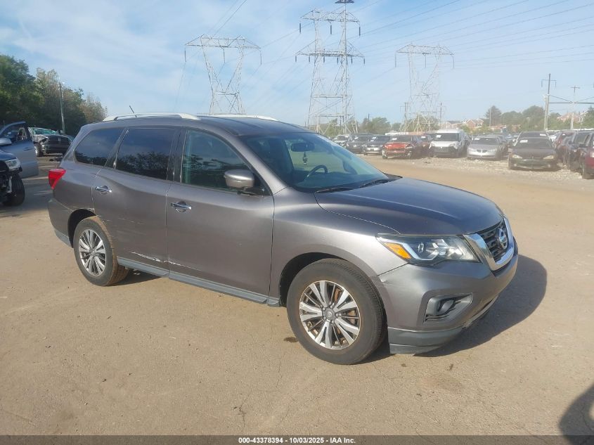 2017 Nissan Pathfinder Sl VIN: 5N1DR2MM9HC687646 Lot: 43378394