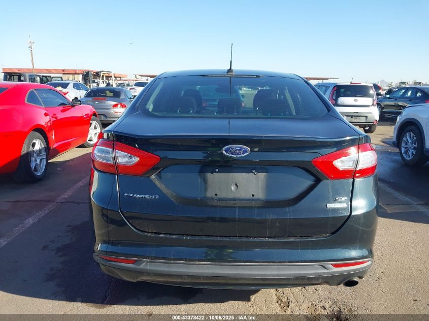 2014 Ford Fusion Se VIN: 3FA6P0HD6ER306291 Lot: 43378422