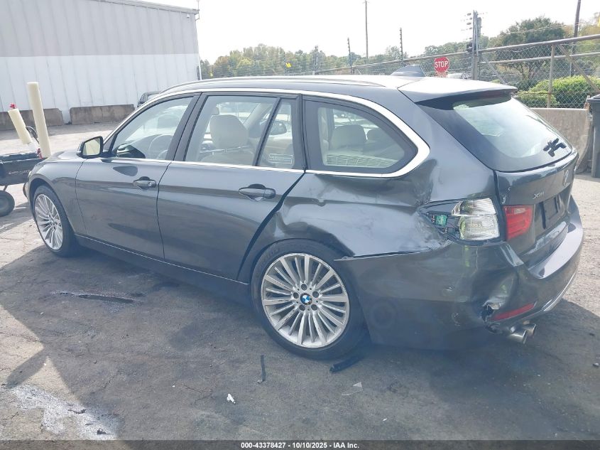 2014 BMW 328I xDrive VIN: WBA3G7C58EF186400 Lot: 43378427