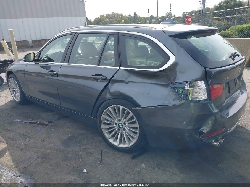2014 BMW 328I xDrive VIN: WBA3G7C58EF186400 Lot: 43378427
