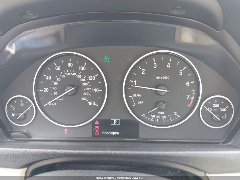 2014 BMW 328I xDrive VIN: WBA3G7C58EF186400 Lot: 43378427