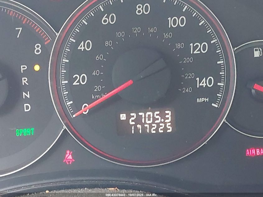 2008 Subaru Outback 2.5I/2.5I L.l. Bean Edition VIN: 4S4BP61C587364753 Lot: 43378443