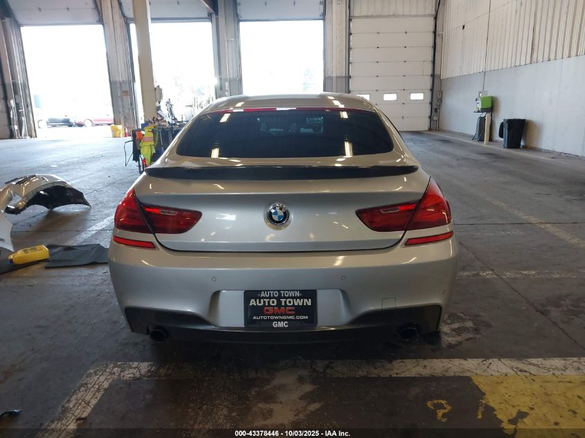 2015 BMW 640I Gran Coupe VIN: WBA6A0C51FGB53694 Lot: 43378446