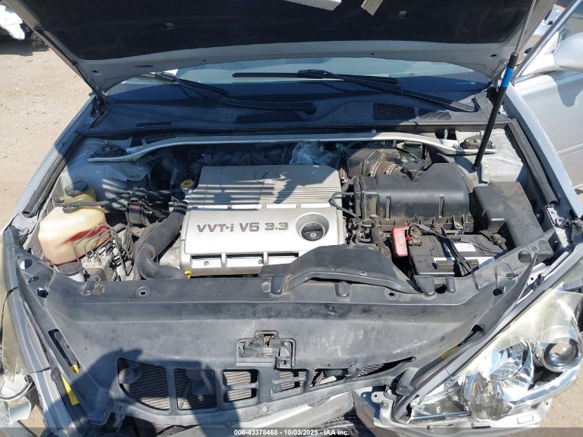 2005 Lexus Es 330 VIN: JTHBA30G955088639 Lot: 43378468