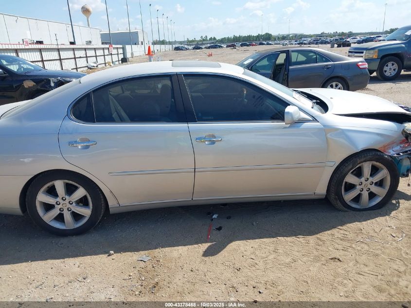 2005 Lexus Es 330 VIN: JTHBA30G955088639 Lot: 43378468