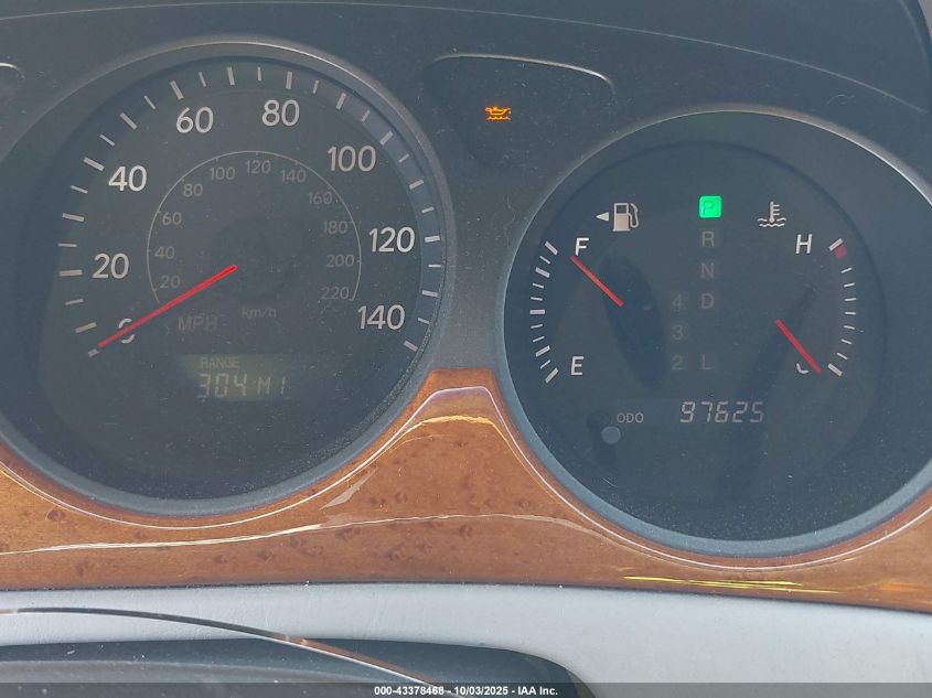 2005 Lexus Es 330 VIN: JTHBA30G955088639 Lot: 43378468