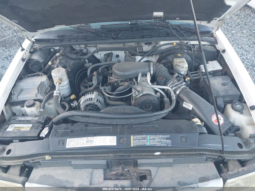 2002 GMC Sonoma Sls VIN: 1GTCS19W828203260 Lot: 43378478