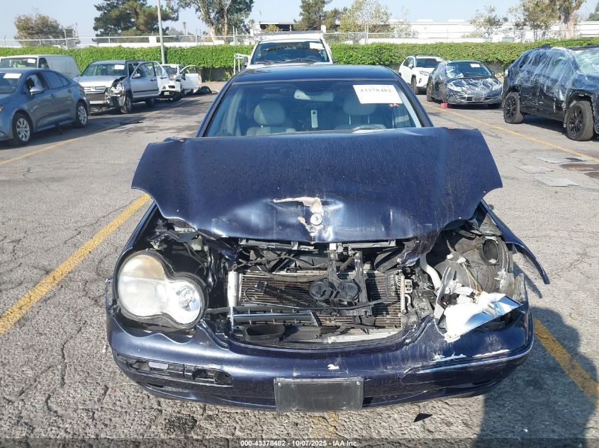 2003 Mercedes-Benz C 240 VIN: WDBRF61J23F337544 Lot: 43378482