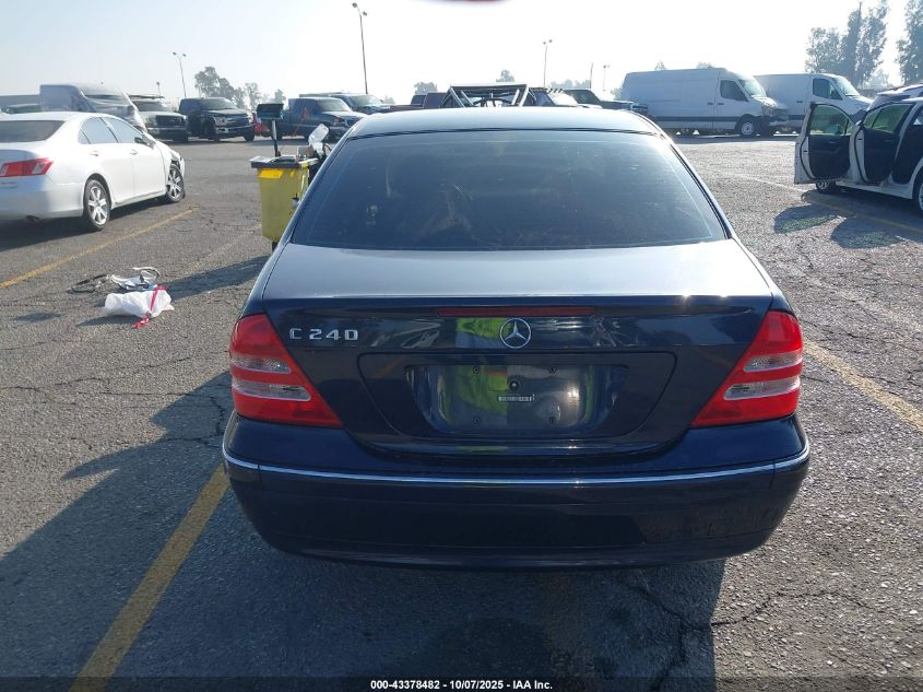 2003 Mercedes-Benz C 240 VIN: WDBRF61J23F337544 Lot: 43378482